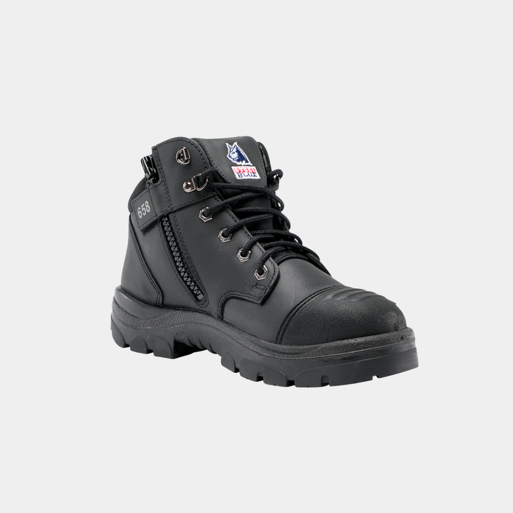 Steel Blue 312658 Parkes Zip: Scuff Cap Work & Safety Boot